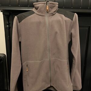 Fjallraven men’s Sten Fleece regular fit Medium grey black like new
